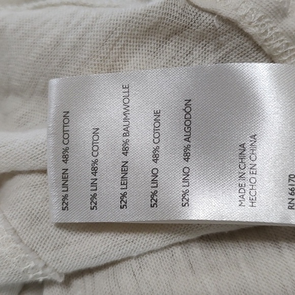 We The Free Melody Pintuck Linen and Cotton Henley Size M - Picture 4 of 4